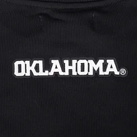 Women's Pro Standard  Black Oklahoma Sooners Pearl Cropped Pullover Sweatshirt