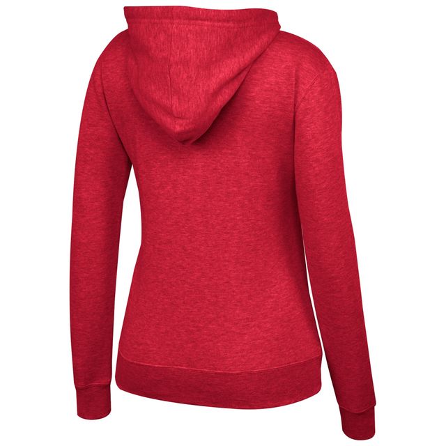 Top of the World Heather Red pour femmes Oklahoma Sooners Essential 2-Hit Full-Zip Hoodie