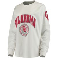 Women's White Oklahoma Sooners Edith Long Sleeve T-Shirt