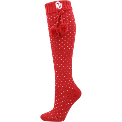 Oklahoma Sooners ZooZatz Women's Knee High Socks - Crimson