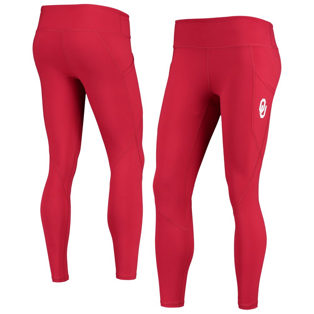 Women's ZooZatz Crimson Oklahoma Sooners Pocketed Leggings