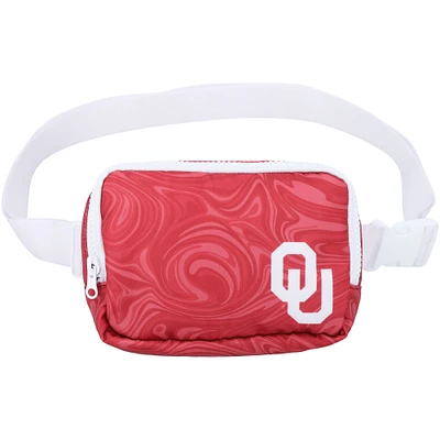 ZooZatz Oklahoma Sooners Sac banane réglable avec ceinture tourbillonnante pour femme