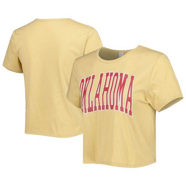 T-shirt court mode femme Oklahoma Sooners Core ZooZatz jaune