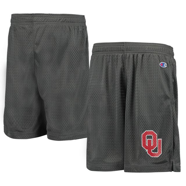 Champion Jeunes Oklahoma Sooners Charcoal Short en maille classique