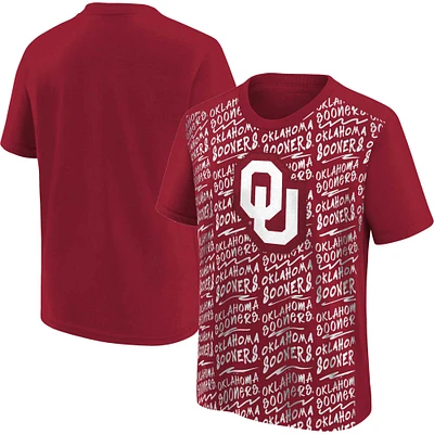 T-shirt exemplaire pour jeune Oklahoma Sooners cramoisi