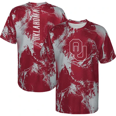 Youth Crimson Oklahoma Sooners The Mix T-Shirt