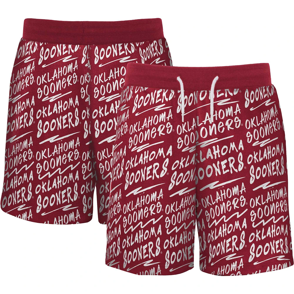 Youth Crimson Oklahoma Sooners Super Shorts