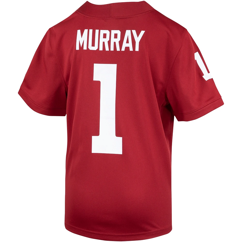 Maillot Jordan Brand Kyler Murray Crimson Oklahoma Sooners Intouchable pour jeunes