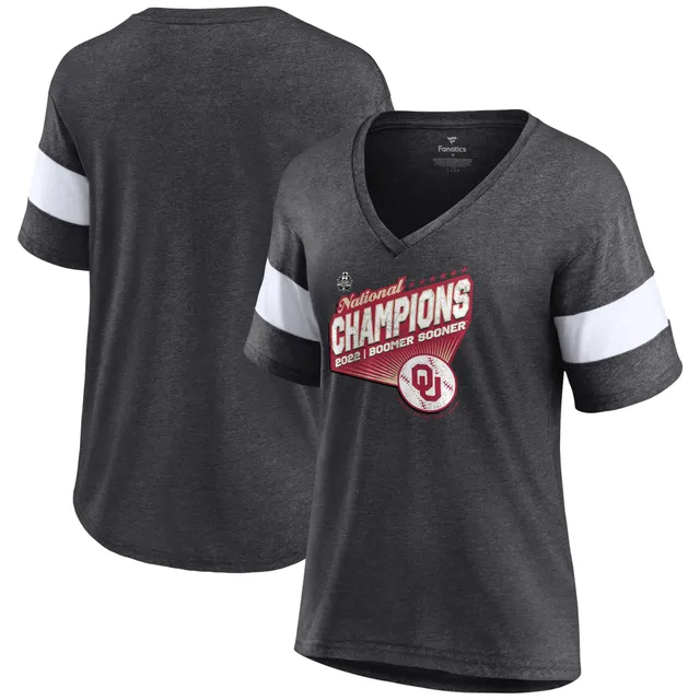 Men's Fanatics Branded Crimson Oklahoma Sooners 2022 NCAA Softball