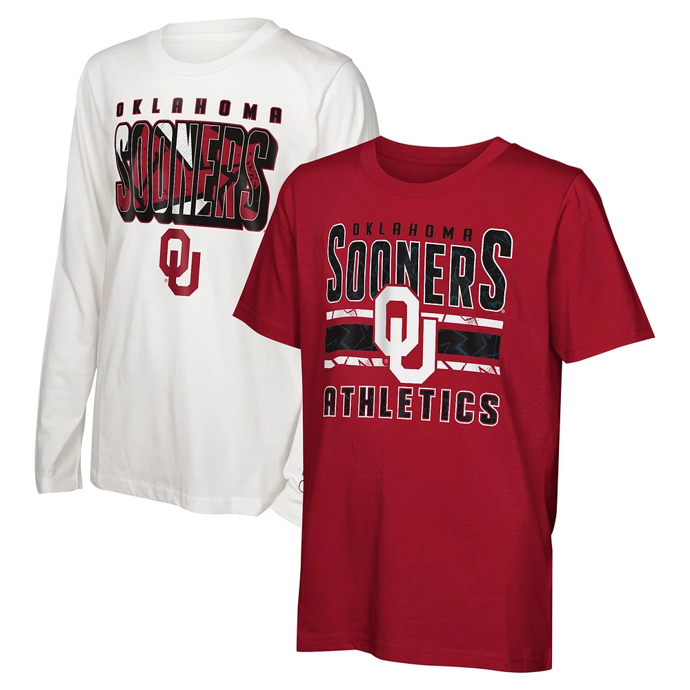 Youth Oklahoma Sooners the Mix T-Shirt Combo Set