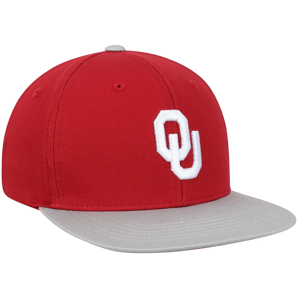 Casquette ajustable Snapback Top of the World pour Junior Oklahoma Sooners Maverick