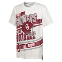 Youth White Oklahoma Sooners Let's Get Loud Oversized T-Shirt