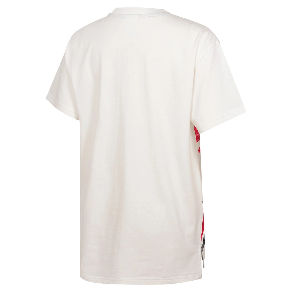 Youth White Oklahoma Sooners Let's Get Loud Oversized T-Shirt
