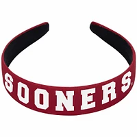 Bandeau rigide ZooZatz Crimson Oklahoma Sooners