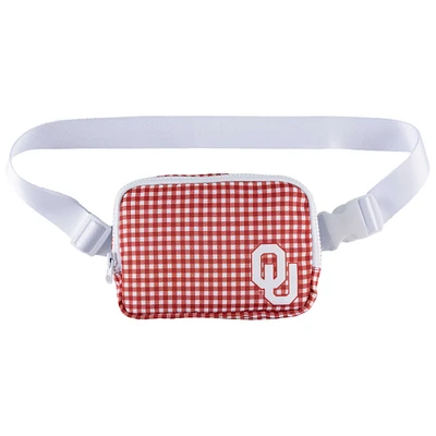 ZooZatz Oklahoma Sooners Gingham Fanny Pack