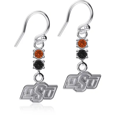 Oklahoma State Cowboys Dayna Designs Dangle Crystal Earrings