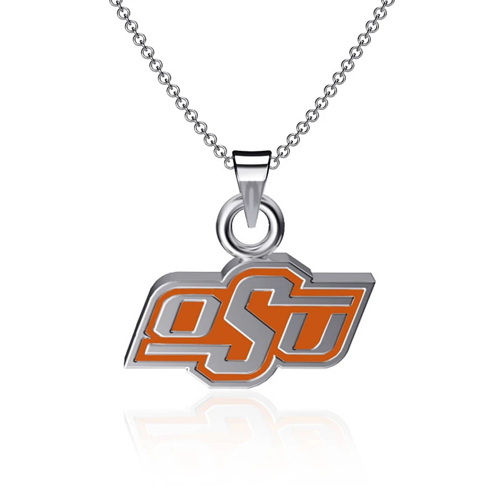 Dayna Designs Oklahoma State Cowboys Enamel Small Pendant Necklace