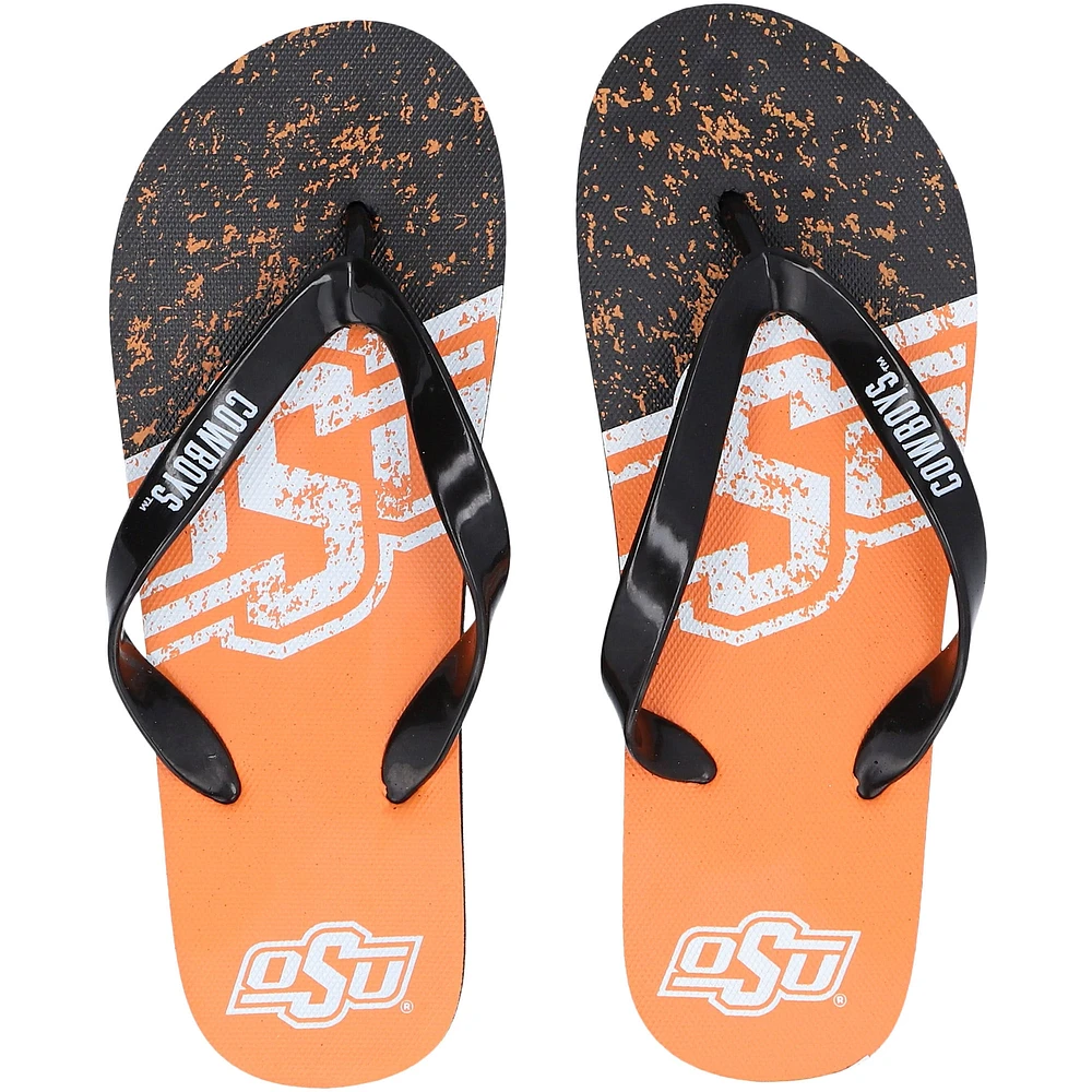 FOCO Oklahoma State Cowboys Big Logo Flip-Flops