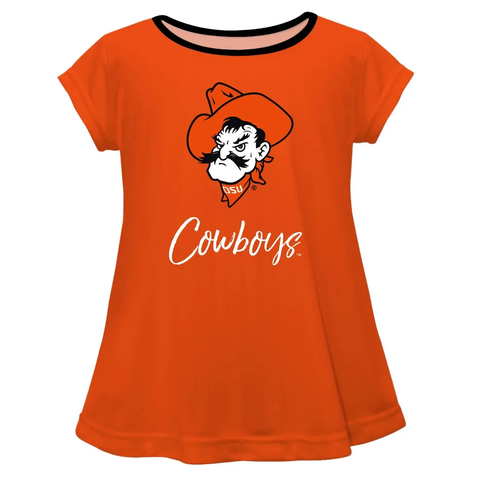 Lids Oklahoma State Cowboys Girls Youth A-Line T-Shirt - Orange