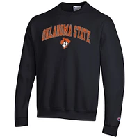 Sweat-shirt à enfiler avec logo Arch Over Champion Black Oklahoma State Cowboys pour homme