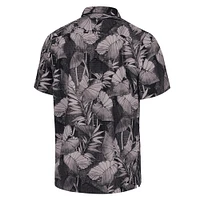 Men's Tommy Bahama  Black Oklahoma State Cowboys Coast Nuevo Fronds Camp Button-Up Top