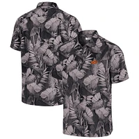 Men's Tommy Bahama  Black Oklahoma State Cowboys Coast Nuevo Fronds Camp Button-Up Top