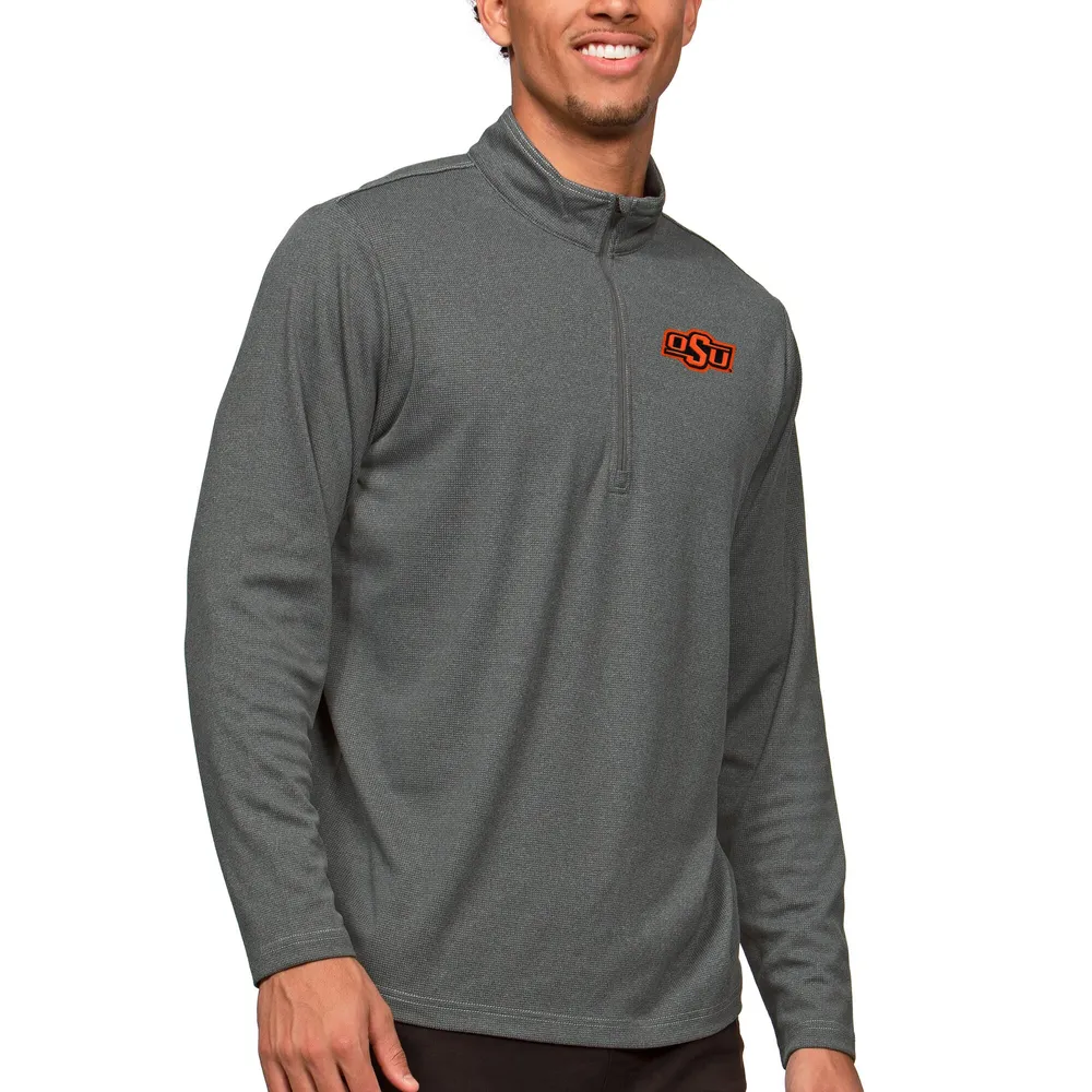 Men's Uscape Apparel Gray Oklahoma State Cowboys Premium Heavyweight Crew  Neck Sweatshirt