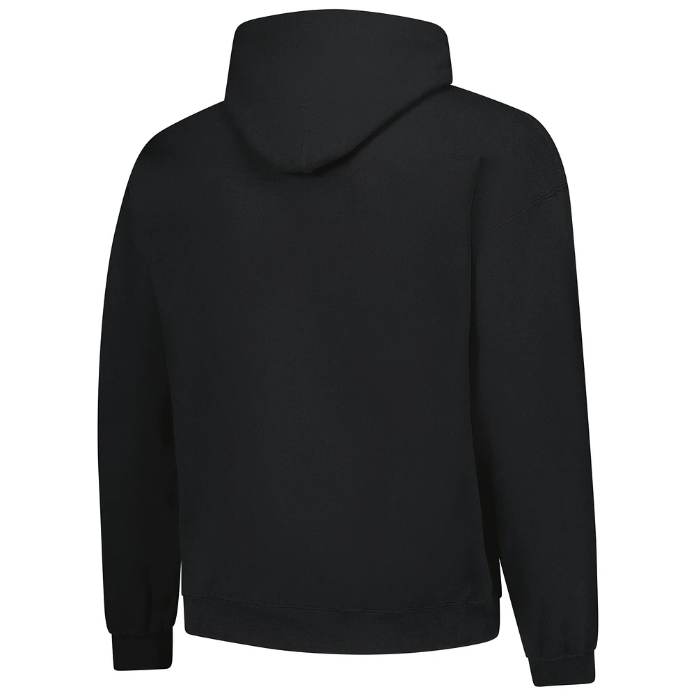 Sweat à capuche en polaire noir pour homme Oklahoma State Cowboys