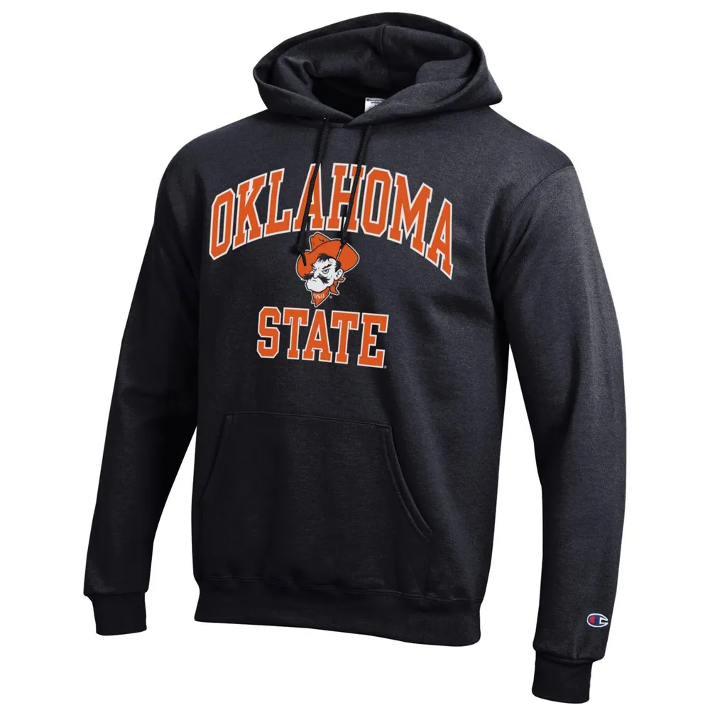 Sweat à capuche Champion Oklahoma State Cowboys High Motor pour homme, noir