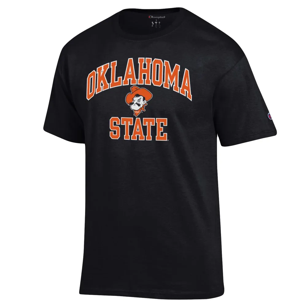 T-shirt Champion Oklahoma State Cowboys High Motor pour homme, noir