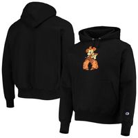 Men's Champion Black Oklahoma State Cowboys Vault Logo Reverse Weave Pullover Hoodie