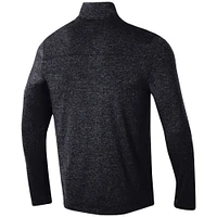 Men's Champion Heathered Black Oklahoma State Cowboys Field Day Team Quarter-Zip Jacket
