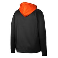 Men's Colosseum Black Oklahoma State Cowboys Luge 3.0 Quarter-Zip Hoodie