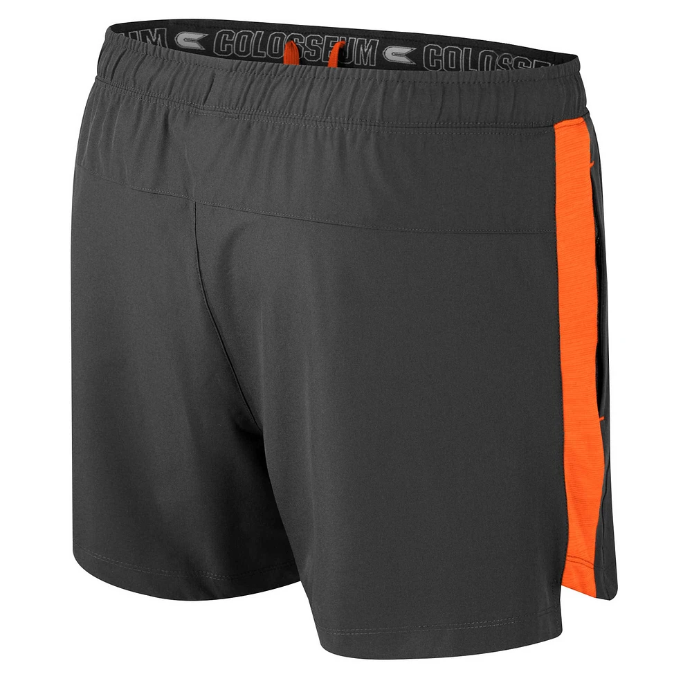 Men's Colosseum Charcoal Oklahoma State Cowboys Langmore Shorts