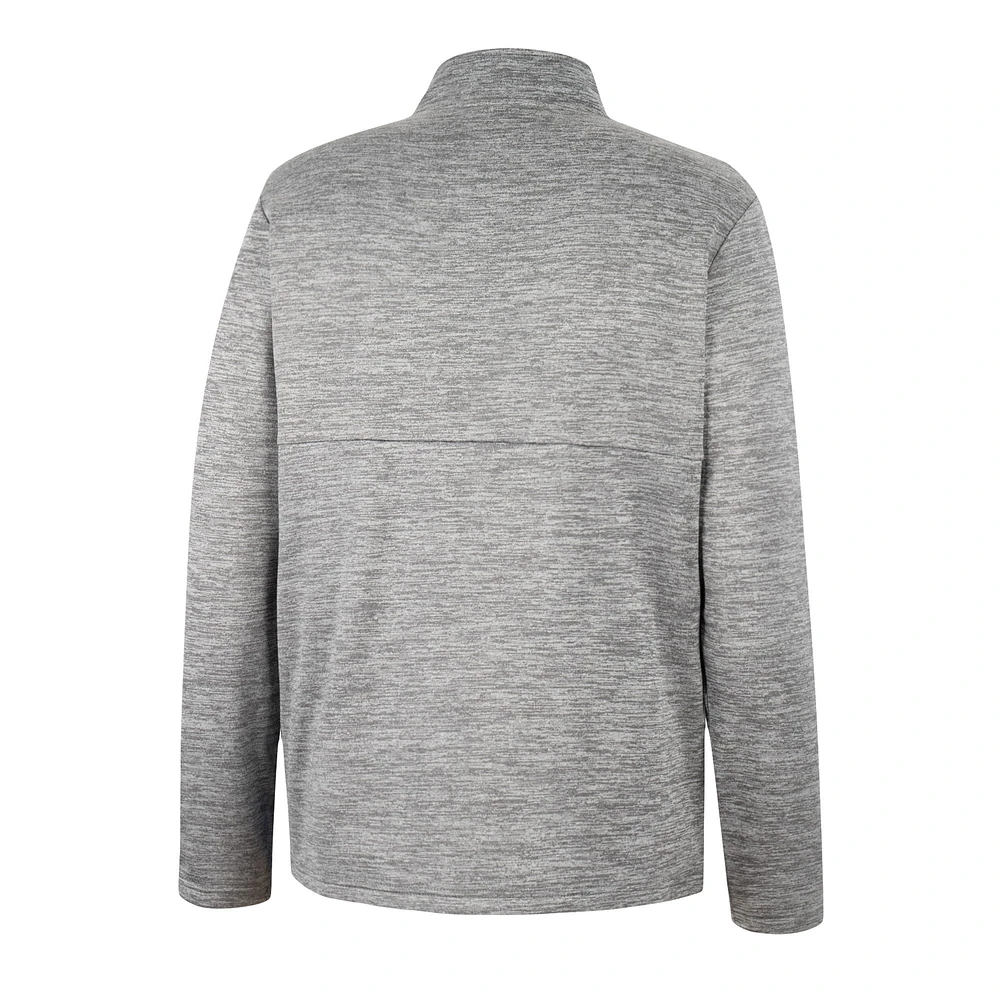 Men's Colosseum Gray Oklahoma State Cowboys John Half-Zip Jacket
