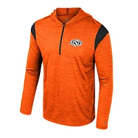 Men's Colosseum Orange Oklahoma State Cowboys Dozer Half-Zip Windshirt