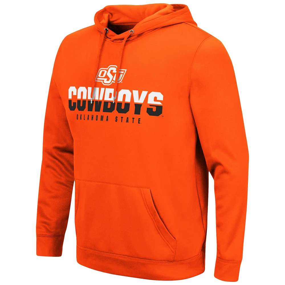 Men's Colosseum Orange Oklahoma State Cowboys Lantern Pullover Hoodie