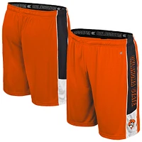 Men's Colosseum Orange Oklahoma State Cowboys Quantum Shorts