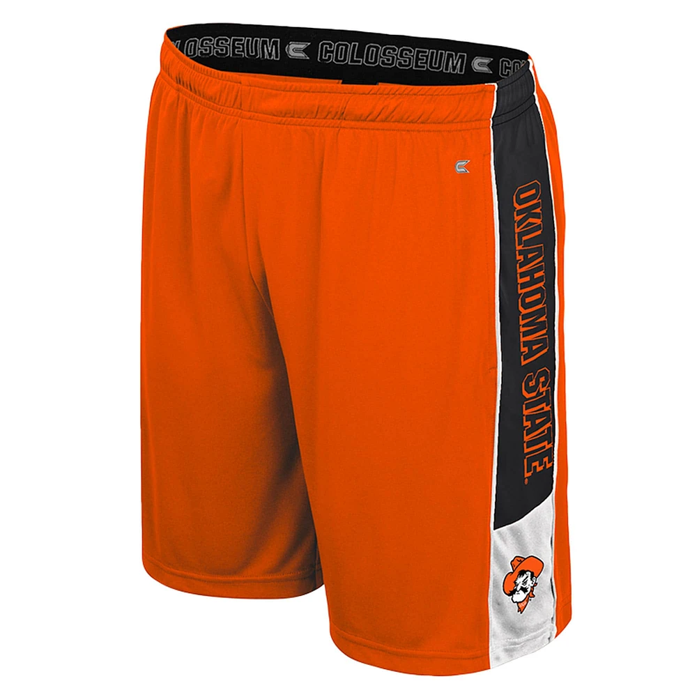 Men's Colosseum Orange Oklahoma State Cowboys Quantum Shorts