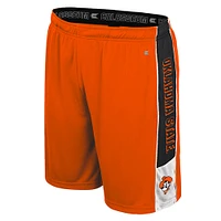 Men's Colosseum Orange Oklahoma State Cowboys Quantum Shorts