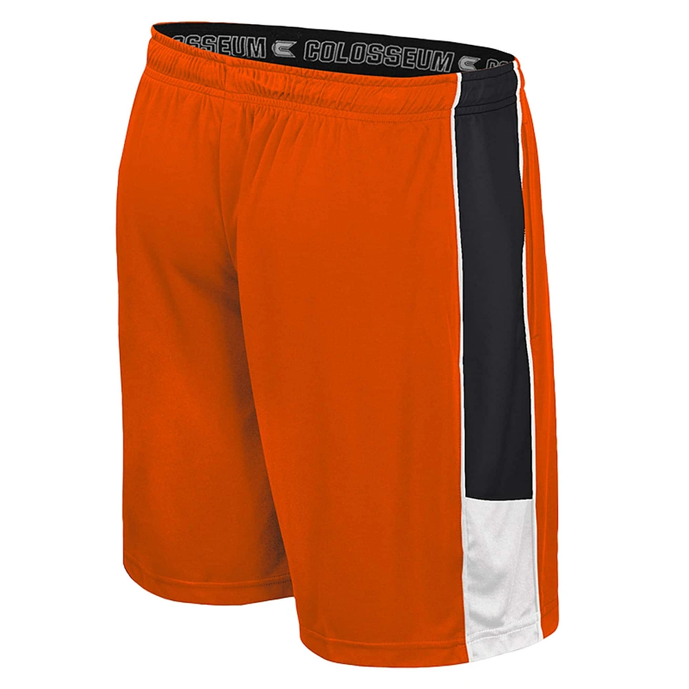 Men's Colosseum Orange Oklahoma State Cowboys Quantum Shorts