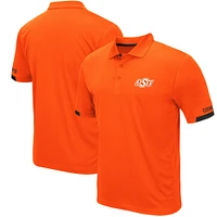 Men's Colosseum Orange Oklahoma State Cowboys Santry Lightweight Polo