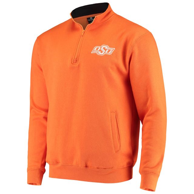 Veste Colosseum Orange Oklahoma State Cowboys Tortugas Logo Quarter-Zip pour homme