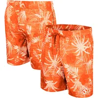 Men's Colosseum Orange Oklahoma State Cowboys What Else is New Swim Shorts