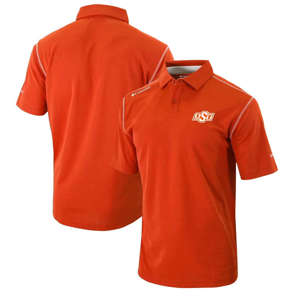 Lids Oklahoma State Cowboys Columbia Omni-Wick Shotgun Polo - Orange