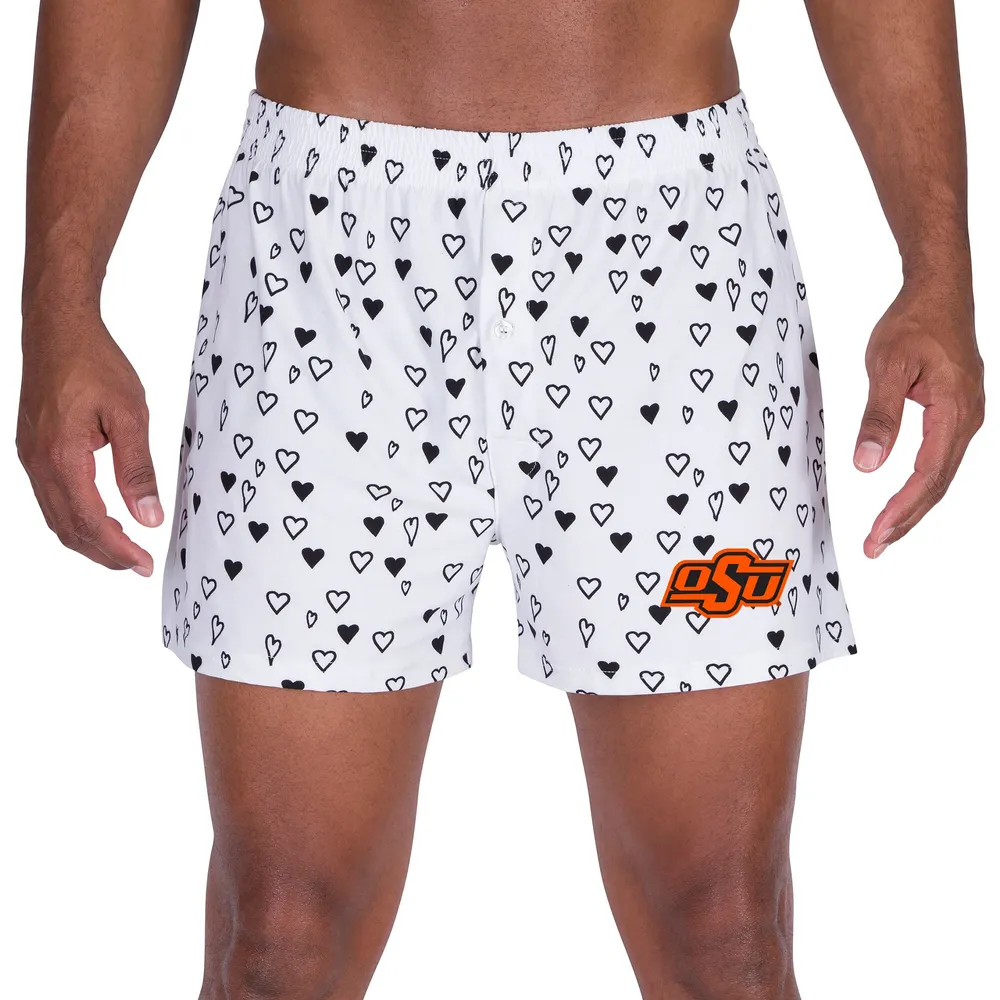 Lids Oklahoma State Cowboys Concepts Sport Epiphany Allover Print Knit  Boxer Shorts - White