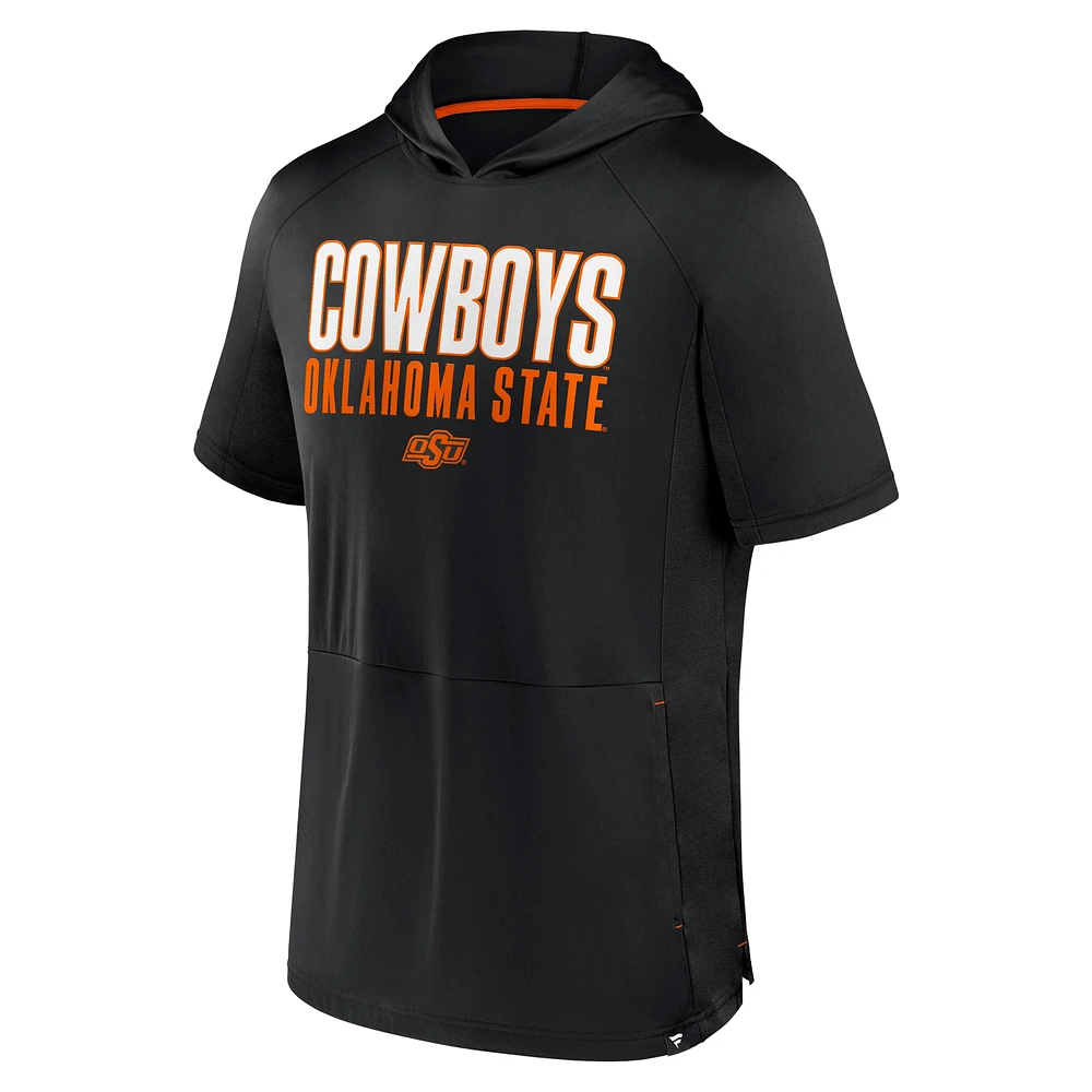 T-shirt à capuche Core Read pour hommes Fanatics Black Oklahoma State Cowboys