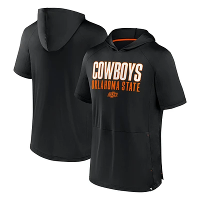 T-shirt à capuche Core Read pour hommes Fanatics Black Oklahoma State Cowboys