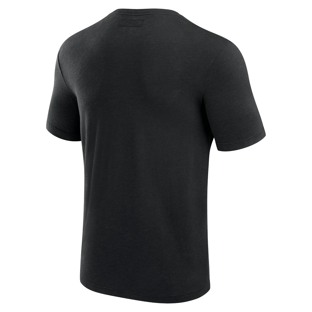 T-shirt noir en modal pour hommes, Fanatics, Oklahoma State Cowboys, Front Office