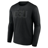 Men's Fanatics Black Oklahoma State Cowboys OHT Tricode Long Sleeve T-Shirt
